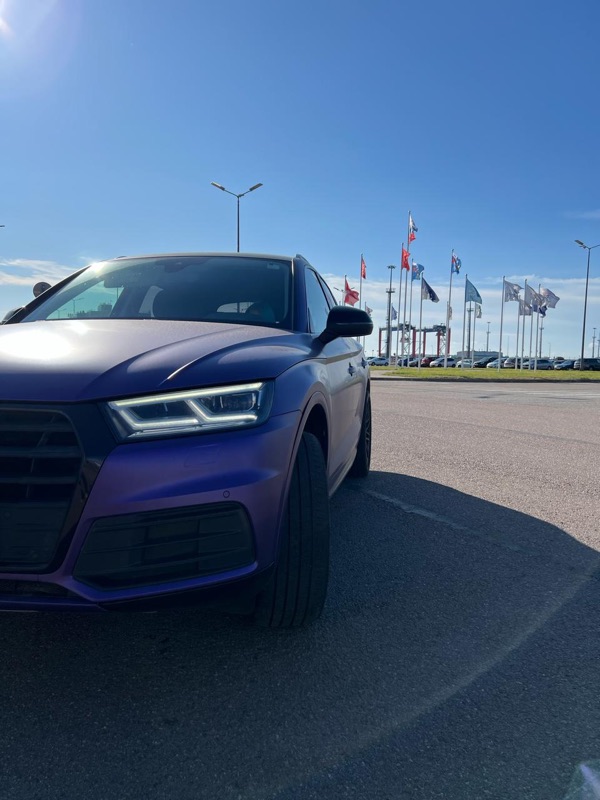 Audi Q5 · матовый хамелеон — Космос Детейлинг Студия